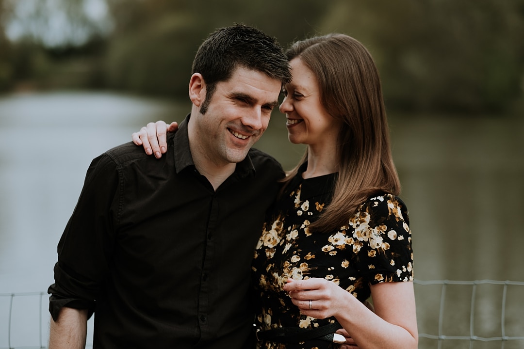 relaxed and funny engagement photographer coventry